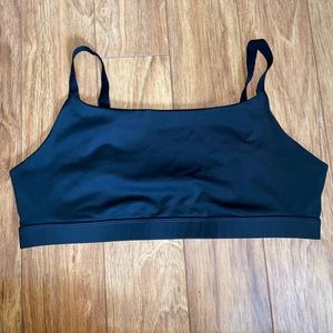 Fabletics Black shine sports bra 3X
